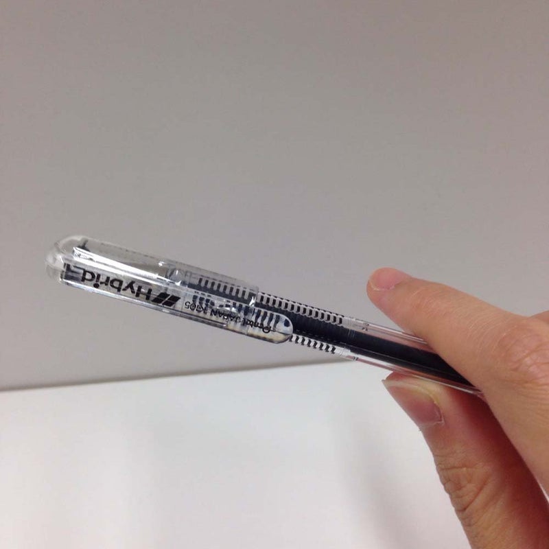Pentel K105-GA Water-Based Ballpoint Pen, Hybrid, 0.02 inches (0.5 mm), Black, 10 Pieces - Image 4